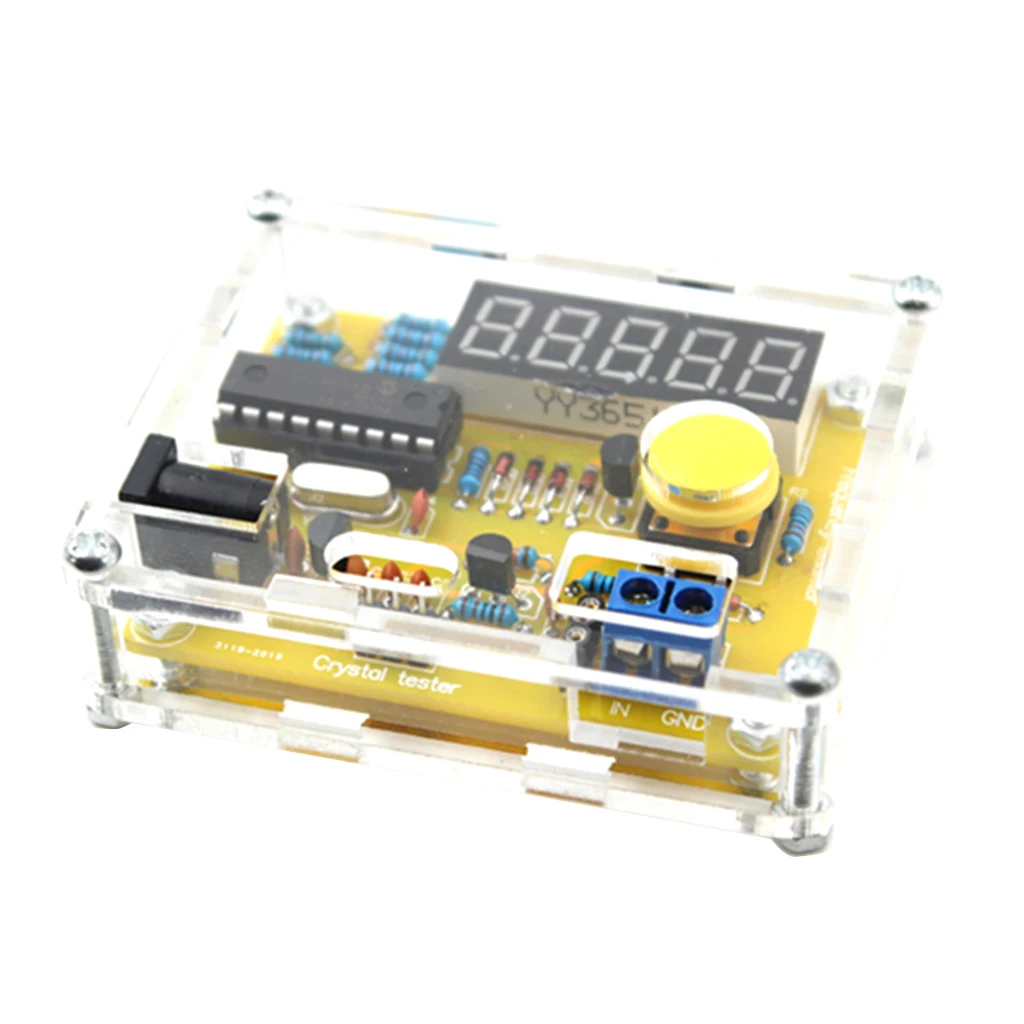 1 Гц 50 МГц кристалл осциллятор измеритель частоты Счетчик DIY Kit с универсальным