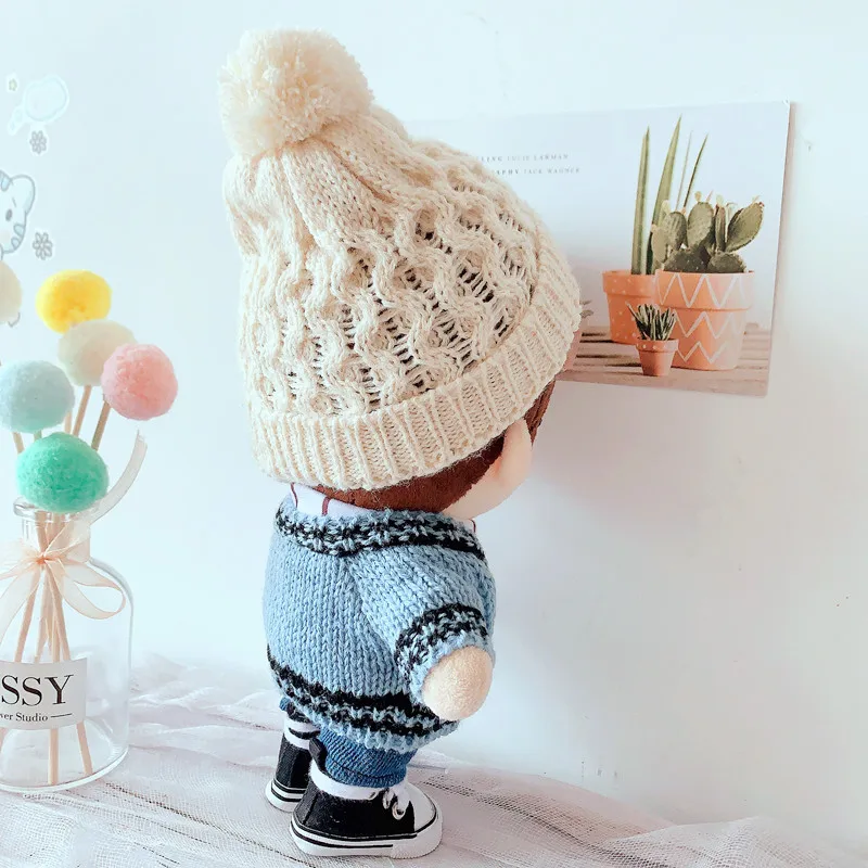 Наряд для маленькой куклы 20 см плюшевая кукла одежда прекрасные штаны шляпа