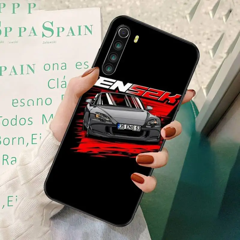 

LJHYDFCNB JDM Sports Car Soft Cover Phone Case For Redmi 7 8 9 A K20 30 Pro Note 8 9 Pro 9s