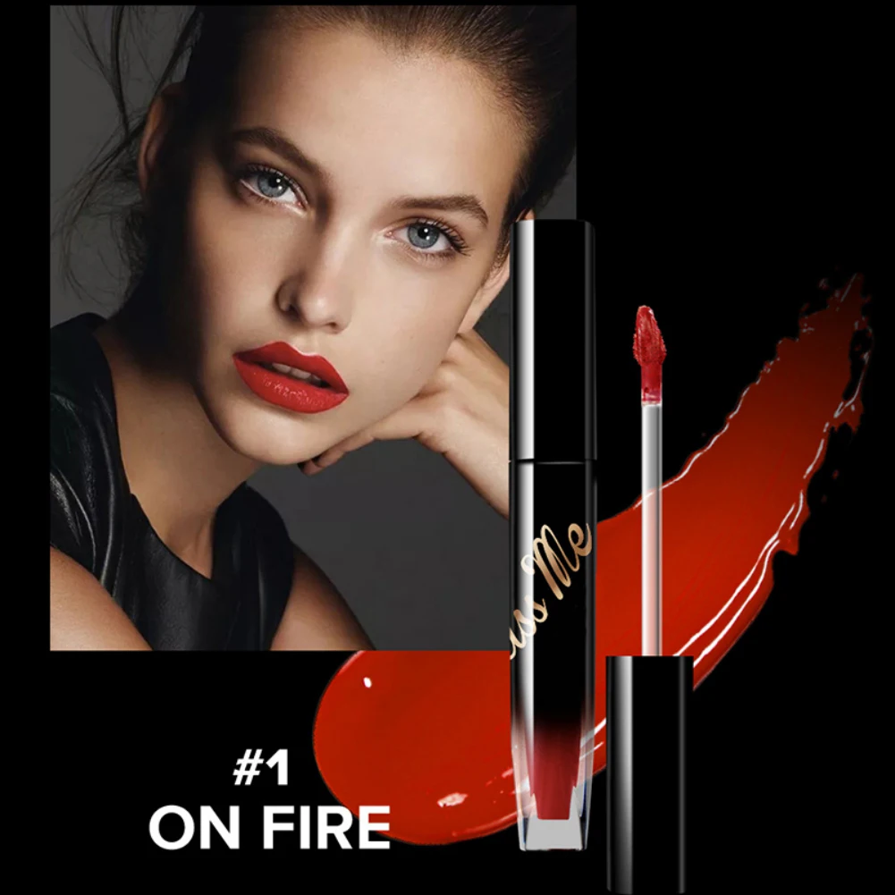 

4 Colors Sexy Matte Velvet Lip Glaze Liquid Lipgloss Long Lasting Waterproof Liquid Lipstick Cosmetics New Arrival