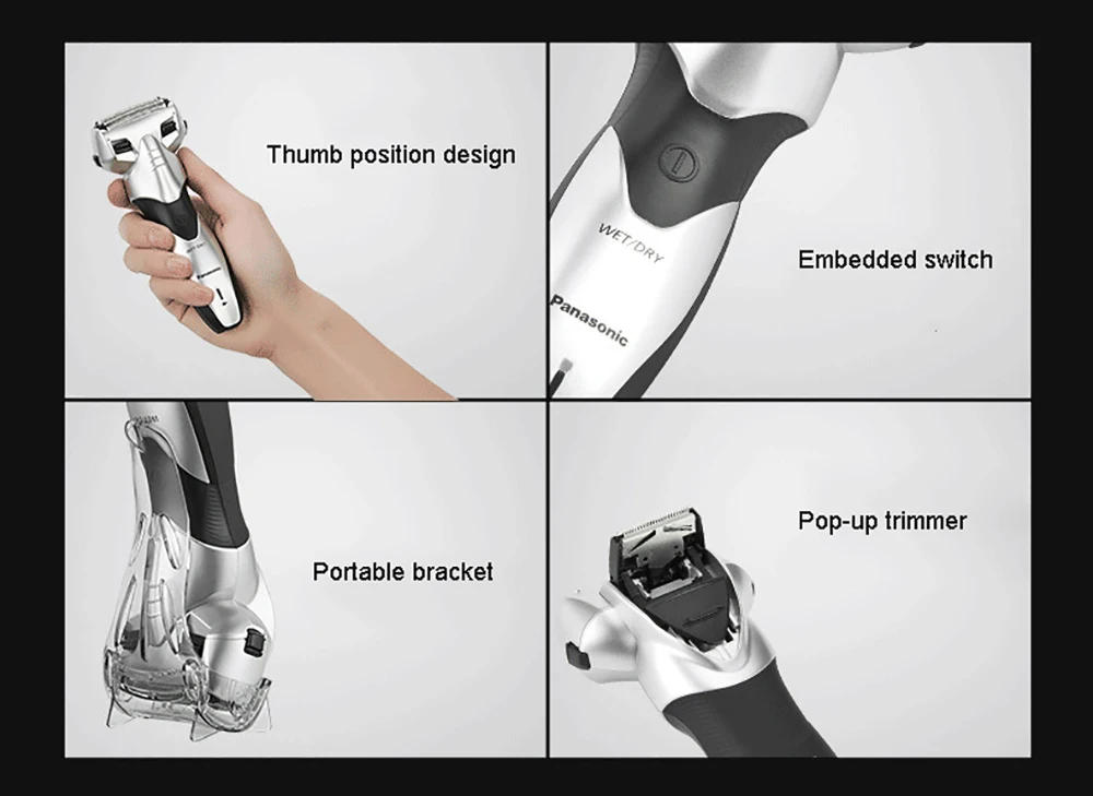 Panasonic ES-WSL7D электробритва возвратно-поступательная Водонепроницаемая бритва 1 час быстрая зарядка нож для бороды Универсальное напряжение 100-240 В