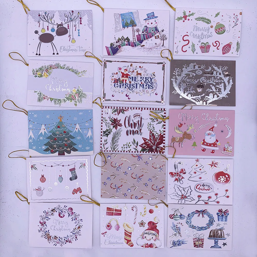 Новинка 2021 открытка с рождественской подвеской Санта-Клаусом рождественским