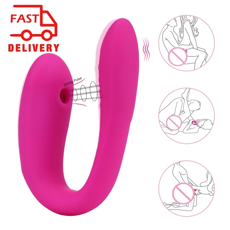 U женские фаллоимитаторы Женский Вибратор на присоске оральный секс Стимулятор