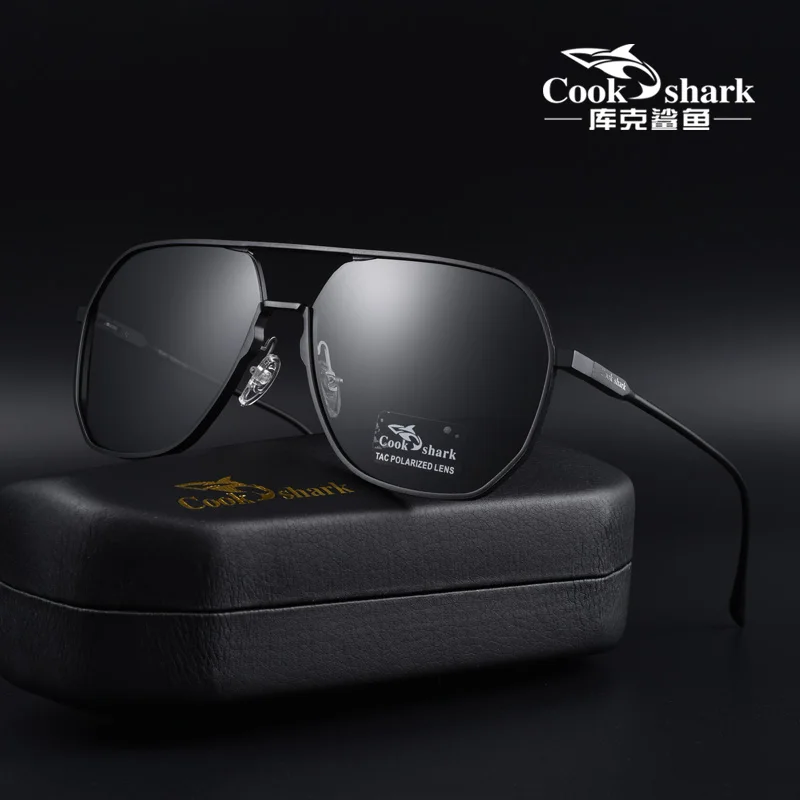 Мужские поляризационные солнцезащитные очки Cook Shark специальные для вождения