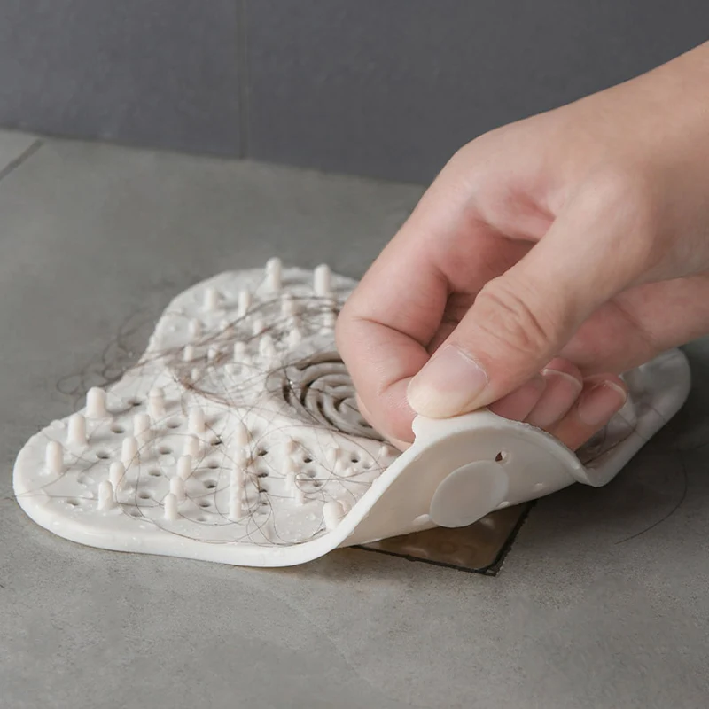 Резиновая щетка для волос поймать душ слив гибкий фильтр ванны с 4 Крепкие