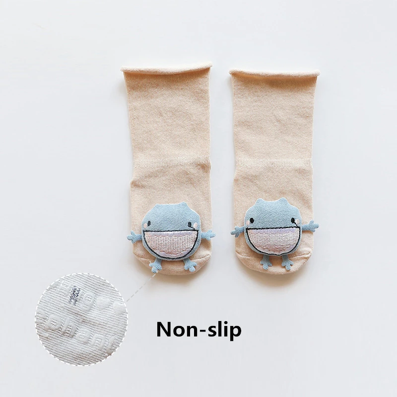 

Soft Cotton Baby Girls Socks Newborn Cartoon Animal Baby Socks Infant Baby Boy Socks Anti Slip Floor Sock Casual Style