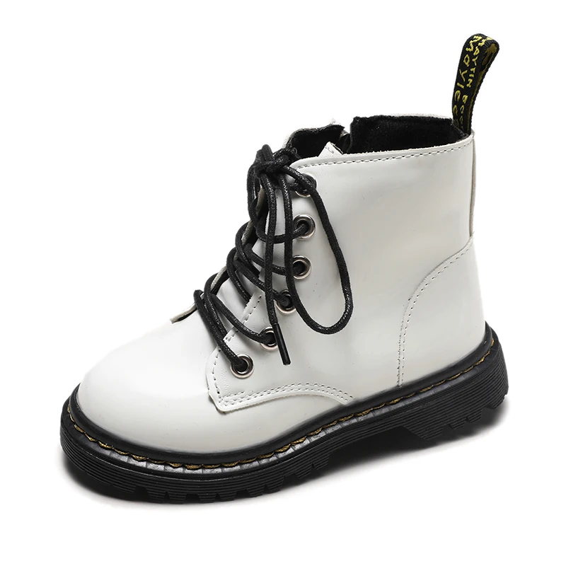 Новые осенние и зимние детские ботинки модные мягкие подошвы для мальчиков