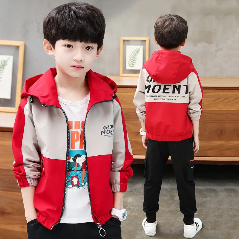 

New Soft Spring Autumn Boy Coat Jackets Overcoat Top Kids Teenage Gift Children Clothes Gift Formal School High Quality
