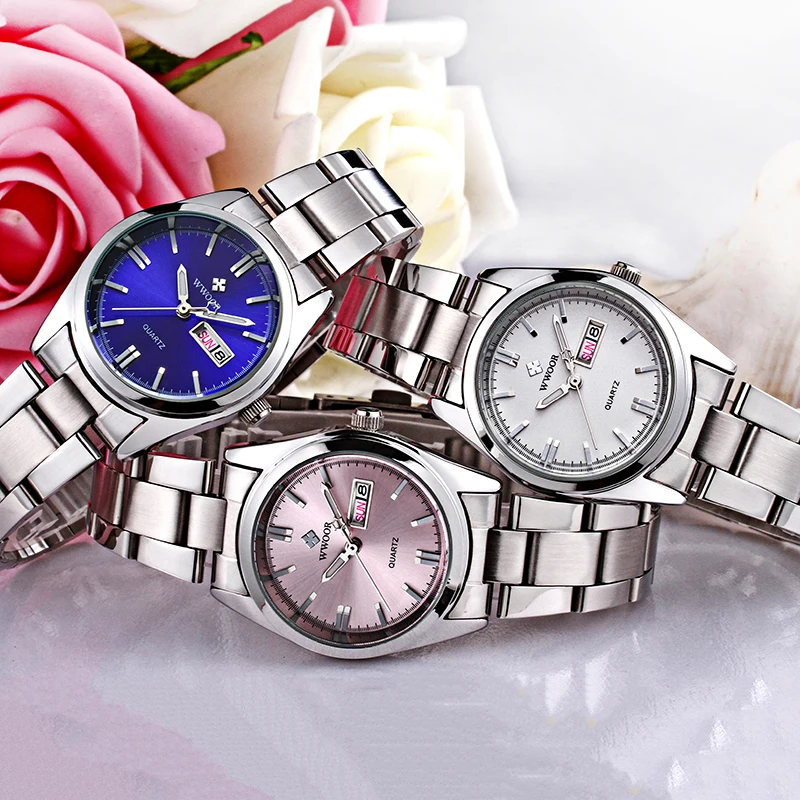 

Montre Femme 2021 Fashion Ladies Watches Waterproof Quartz Silver Clock Women Automatic Date Dress Wrist Watch Reloj Mujer