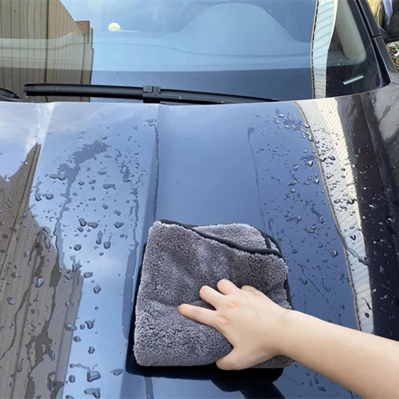 Полотенце из микрофибры для мытья автомобиля 1200 г/м2 40x40 см | Автомобили и