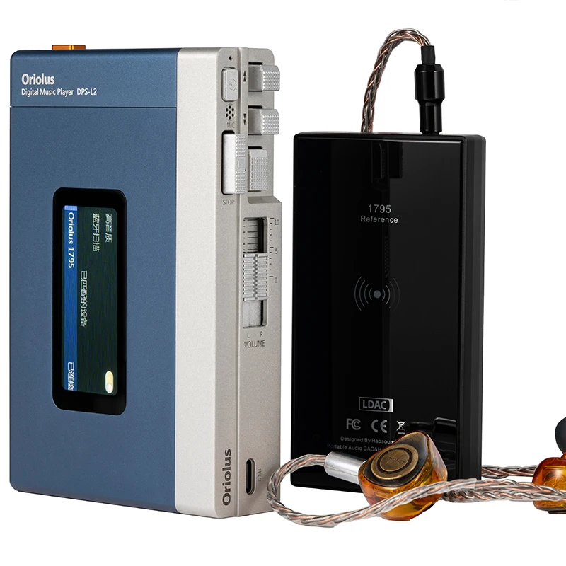 Ориолус DPS-L2 HiFi музыкальный плеер ES9038 Pro Классический дизайн Современные функции Двусторонний Bluetooth 3,5 мм + 3,5 мм + 4,4 мм выход.