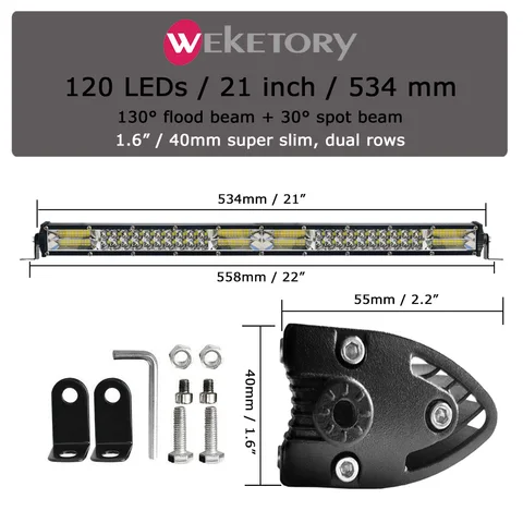 Супертонкая 11-дюймовая 21-рядная фотография weketory для автомобилей, тракторов, лодок, внедорожников, полноприводных грузовиков 4x4, кроссоверов, квадроциклов