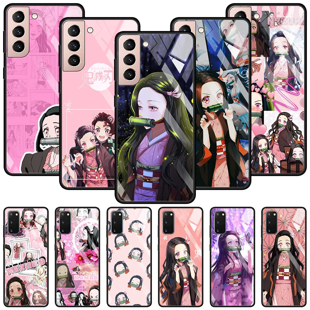 Чехол из закаленного стекла для Samsung S20 FE S21 Ultra S10 S9 S10e S8 Plus Caso