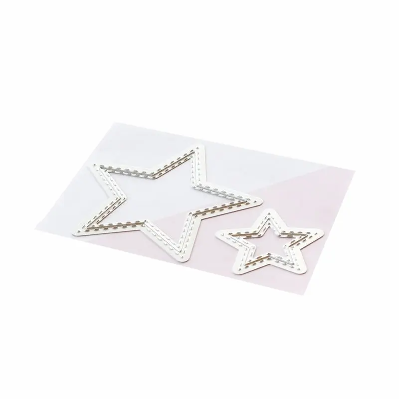 Новинка 2021 года высечки в виде звезд металлические и Скрапбукинг для