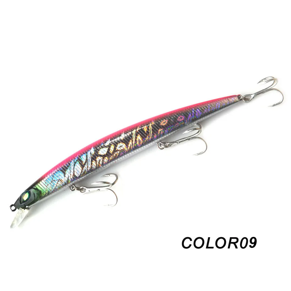 Color 09 TOMA Suspend Minnow Рыбная приманка вобблер 145 мм 20 г плавающая жесткая приманка искусственная кренкбейт приманка для морского окуня рыболовные снасти - Цвет: Color 09