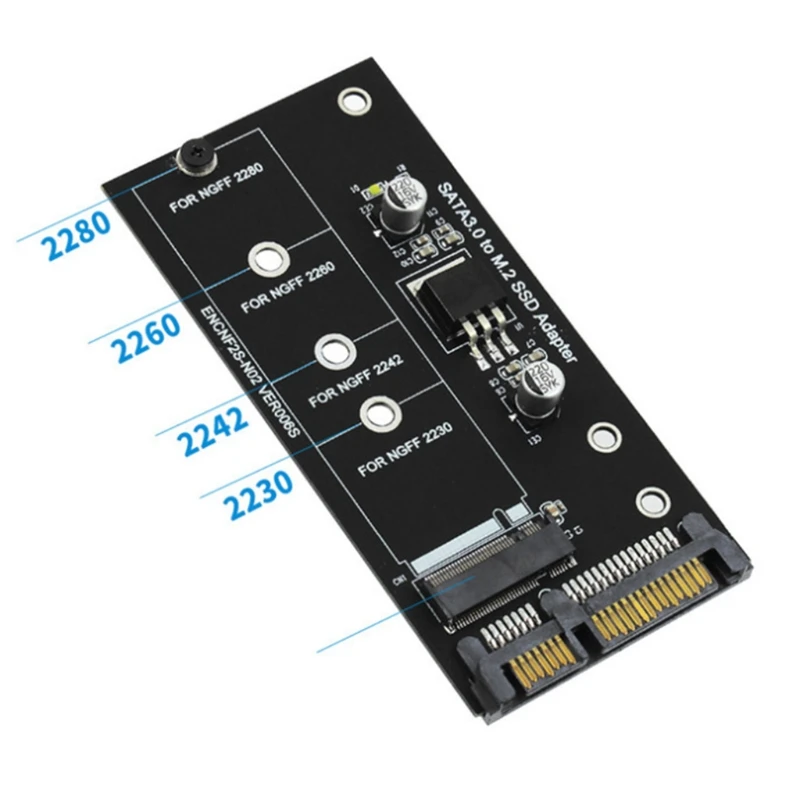 Плата расширения H1111z адаптер M.2 M2 Sata3 Raiser на Sata плата SSD B 30/42/60/80 мм H3CA | Компьютеры и