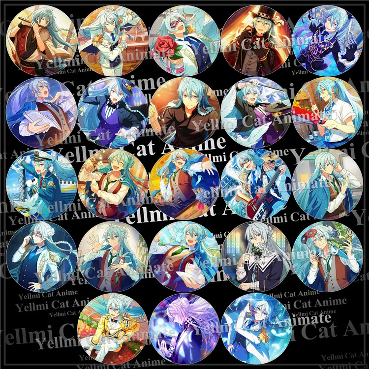 1 шт. аниме 58 мм брошь в форме ансамбля звезды мультяшный Железный значок гибитора