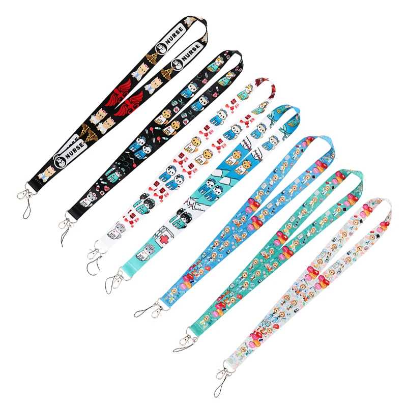 

C983 Fashion Animal Doctor Neck Strap Lanyard For Key ID Badge Holder Key Chain Key Holder Hang Rope Keyrings Accessories
