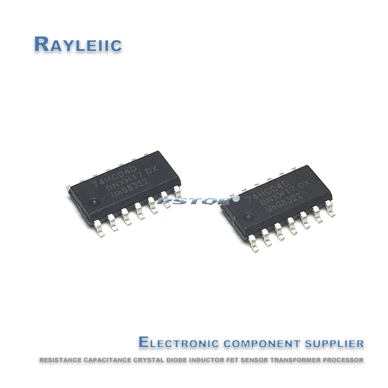 Новый шестисторонний инвертор 74HC04D SOP14 74HC04 SOP 14 SN74HC04DR SMD бесплатная