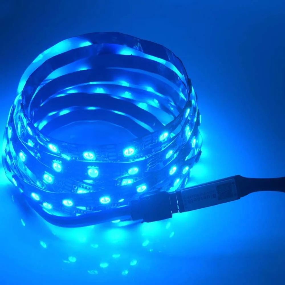 Светодиодная лента RGB для подсветки телевизора питание от USB 5050 5 в постоянного