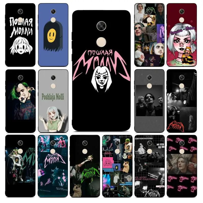 

MaiYaCa Singer Poshlaja Molli Fashion Phone Case for Redmi Note 8 7 9 4 6 pro max T X 5A 3 10 lite pro