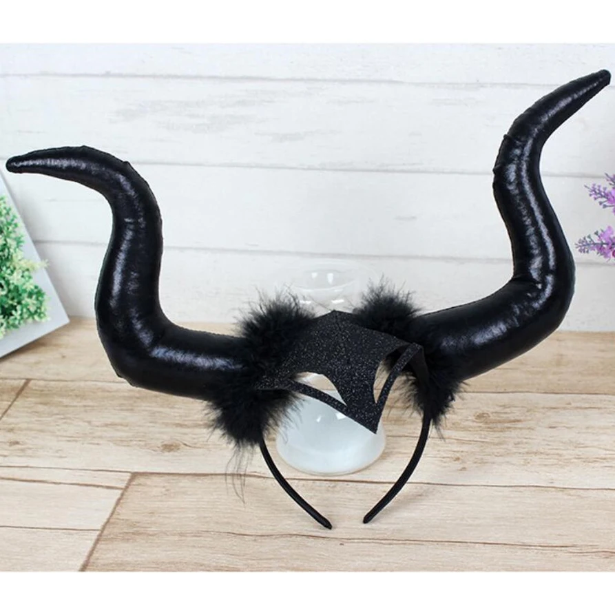 VOGUEON Deluxe Girl Maleficent; платье-пачка Феи ведьмы с повязкой на голову; Детские вечерние костюмы злой королевы на Хэллоуин; карнавальный костюм