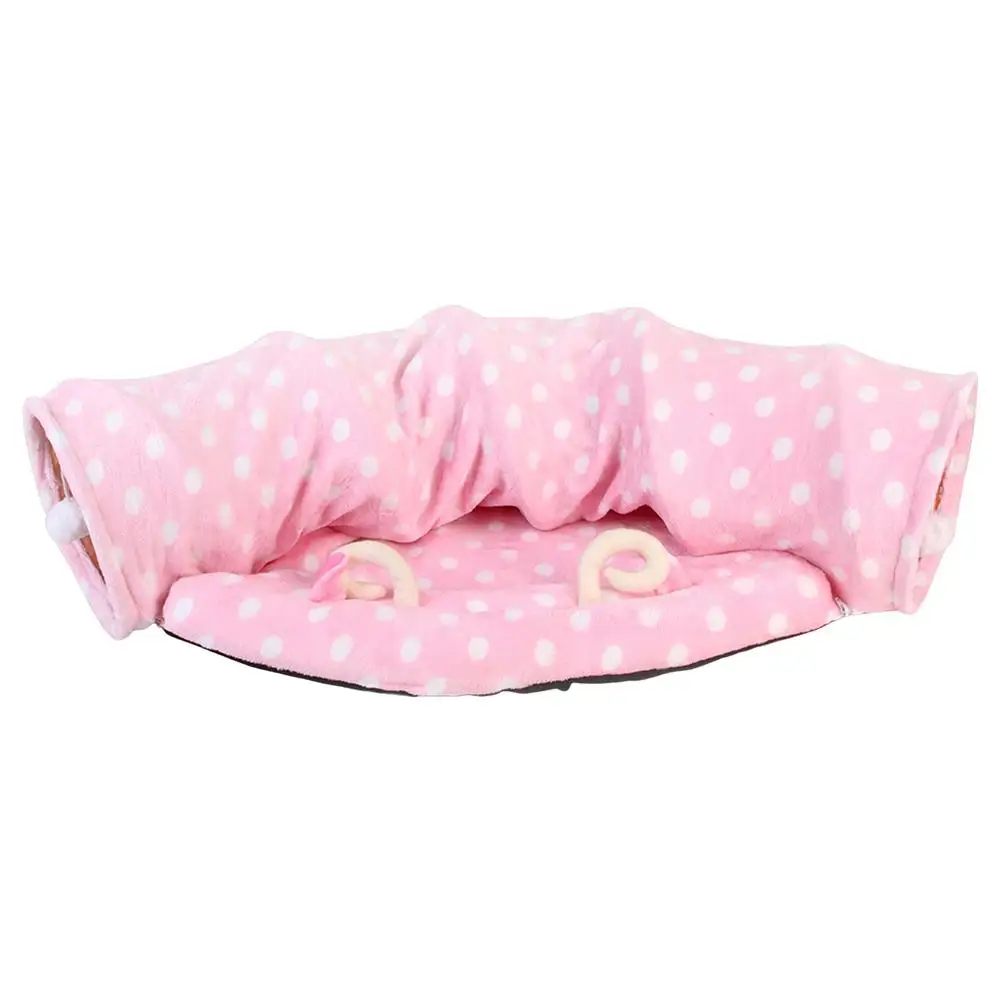 

Cat Tunnel Bed Cat Tunnels For Indoor Cats Large 2-in-1 Collapsible Cat Tunnels For Indoor Cats Beds And Hideout For Pets Dogs