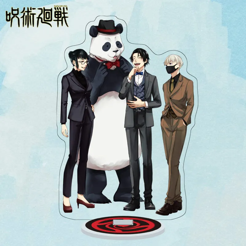 

Jujutsu Kaisen Itadori Yuji Stand Up Acrylic Decoration Double Pattern Gojo Satoru Actiefiguren Model Stand Up Ornaments Toys