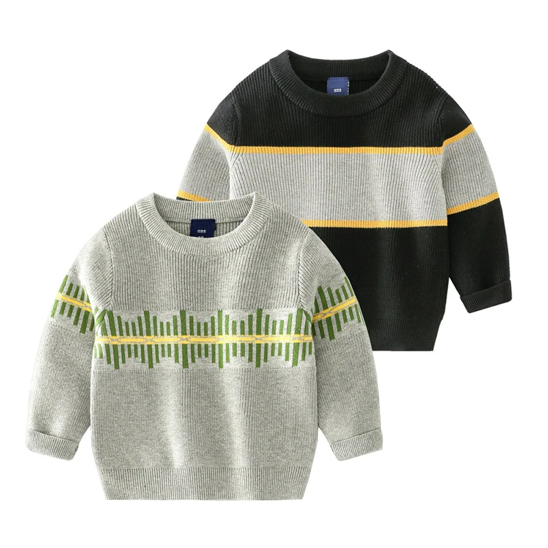 Детский свитер Осень-зима 2021 новое нижнее белье для мальчиков модный топ с