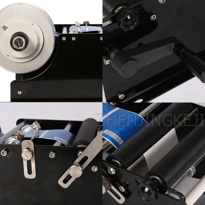 

Hand Crank Labeling Machine Round Bottle Small High Precision Simple Labeling Machine Transparent Stickers Labeling Machine