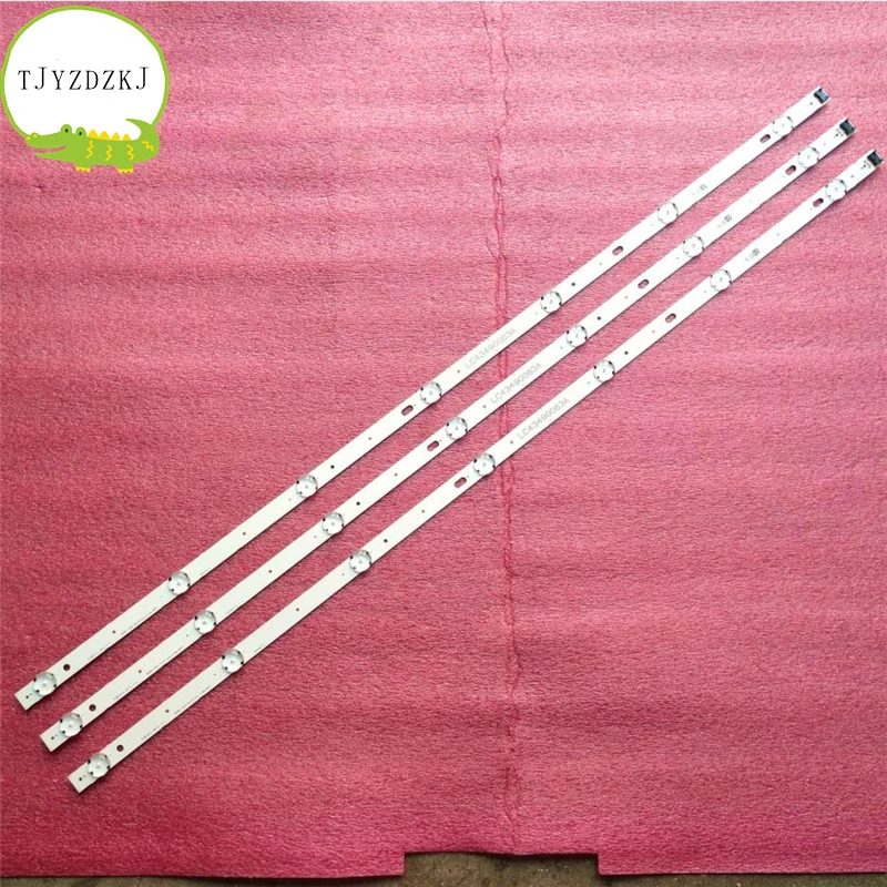 Новая и оригинальная Светодиодная лента для подсветки 43UJ630V LC43490062A LC43490061A LC43490060A