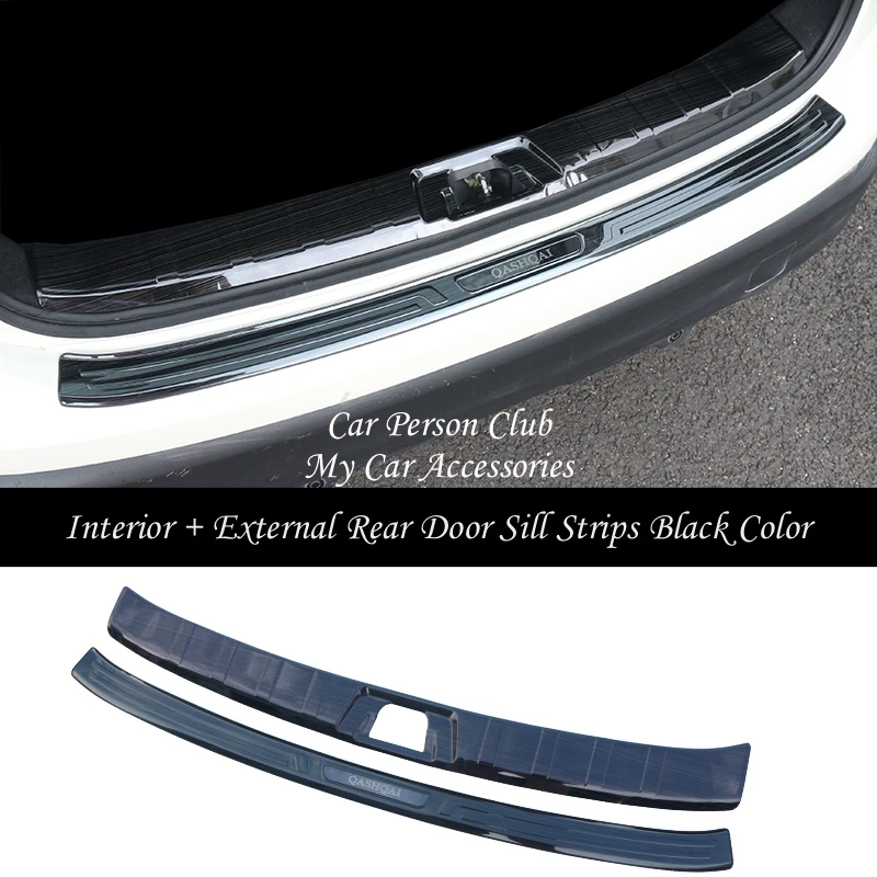 Накладки на педали для заднего порога двери из нержавеющей стали защитная