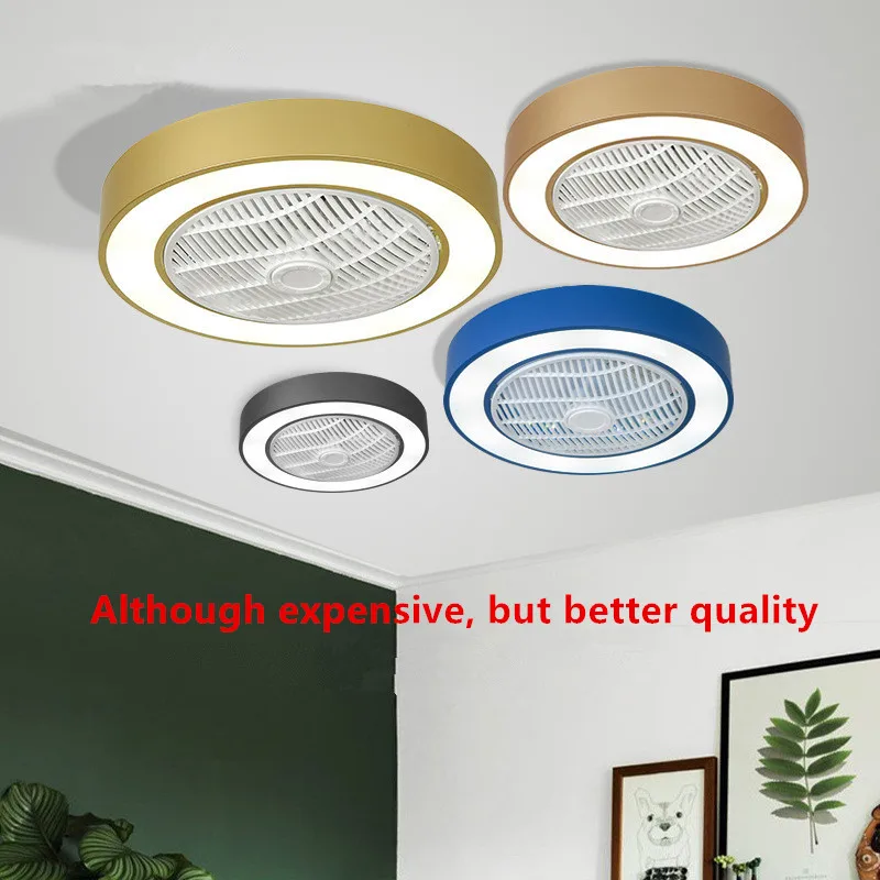 

Intelligent Fan Light With Remote Control And App LED Fan Light 55CM Stepless Dimming Ultra-thin AC220V Copper Motor