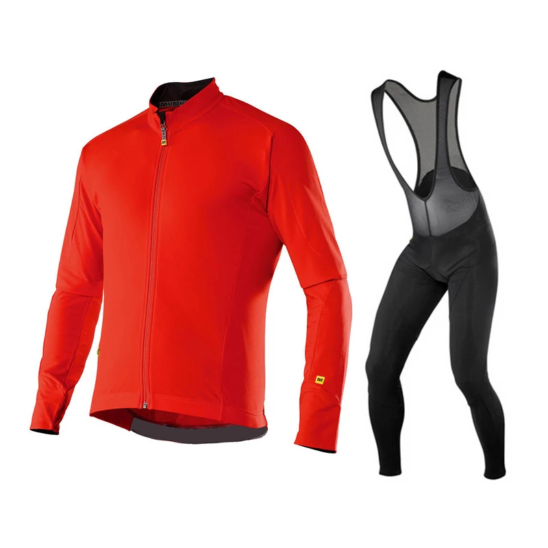 Cycling suit Командный Mavic, набор Джерси для велоспорта, мужской костюм для триатлона, весенний Ropa Ciclismo Hombre MTB, одежда для велоспорта с длинным рукавом - Цвет: Cycling suit