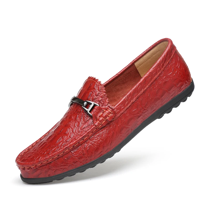 2020 Men Loafer Shoes Anti Slip Driving Moccasin Slip-on Mens Leather Black Beige Man Wedding Party Dress | Обувь