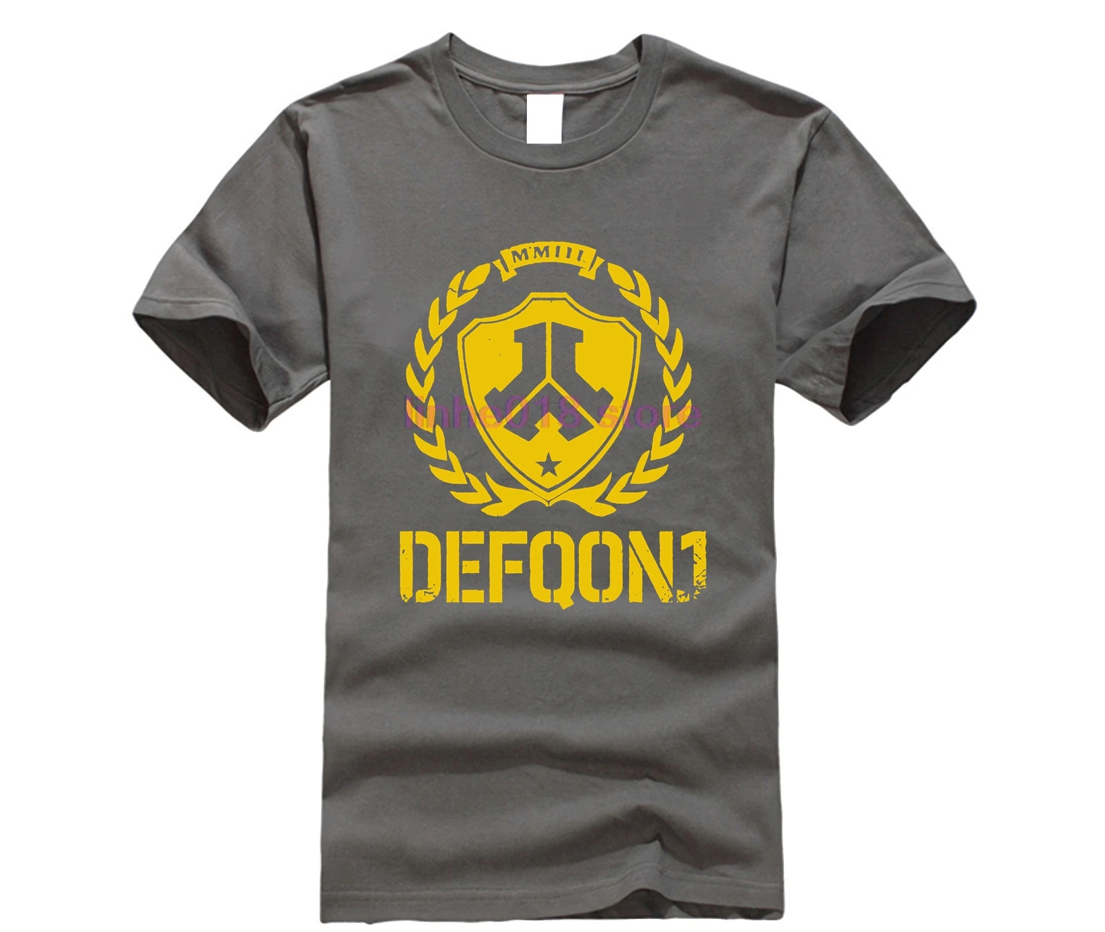 Defqon.1 футболка с коротким рукавом на заказ Мужская рубашка в стиле хип хоп