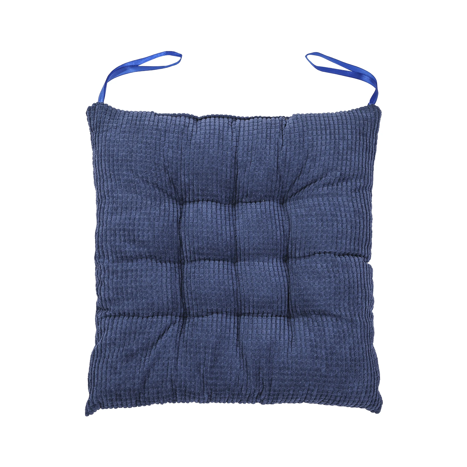 Квадратная подушка для сиденья мягкие эластичные накладки на стул с завязками