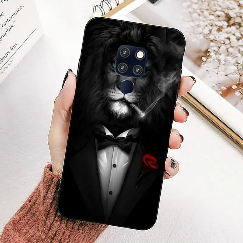 Мужской костюм рубашка галстук чехол для телефона Huawei Mate 20 10 9 40 30 lite pro X Nova 2 3i 7se -