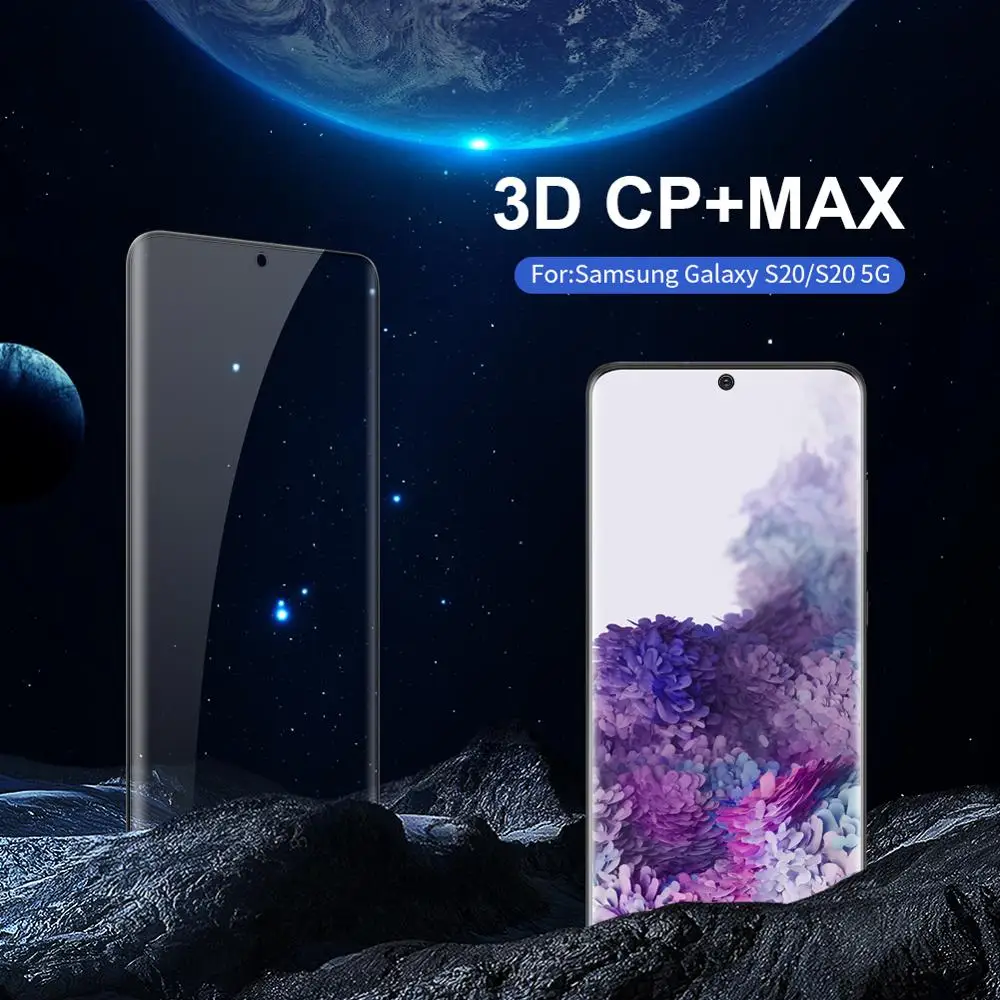 

Tempered Glass Screen Protector For Samsung Galaxy S20 NILLKIN Amazing 3D CP+MAX Nano Protective Glass For Samsung S20