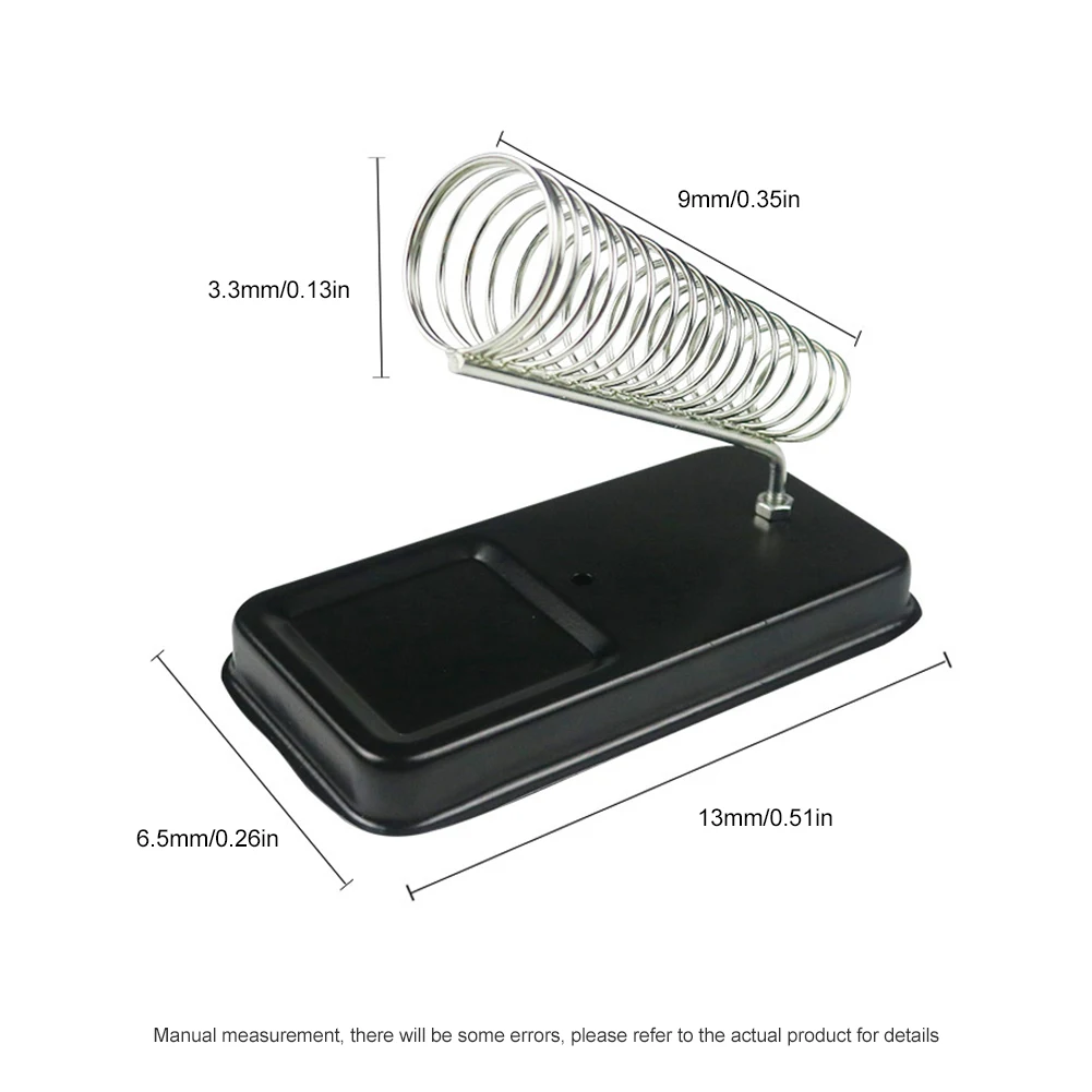 

1pcs Electric Soldering Iron Stand Holder Small With Welding Sponge Metal Support Station Generic High Temperature Resistance