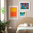 Плакаты и принты на холсте с изображением Дэвида хокни, бассейна и двух фигур, для гостиной, домашнего декора