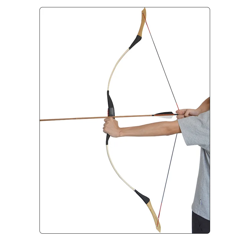 Традиционный деревянный лук длиной 25 55 фунтов для стрельбы из лука Рекурсивный