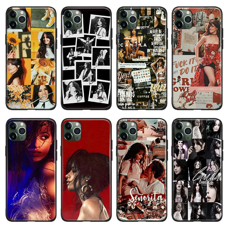 singer camila cabello fashion phone tpu coque for iphone 6 6s 7 8 plus x xr xs 11 pro max soft silicone phone case cover shell free global shipping