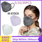 5 слоев ffp2mask маска для взрослых камуфляжная KN95 маска mascarilla fpp2 homologada защитная маска для рта KN95 фильтр респираторная маска ffpp2