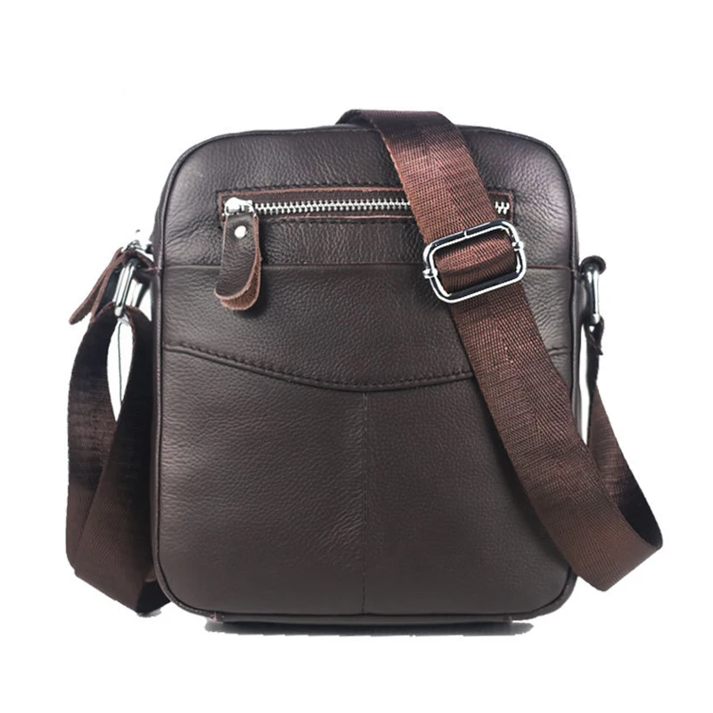 Сумка-мессенджер мужская из натуральной кожи брендовая деловая Повседневная
