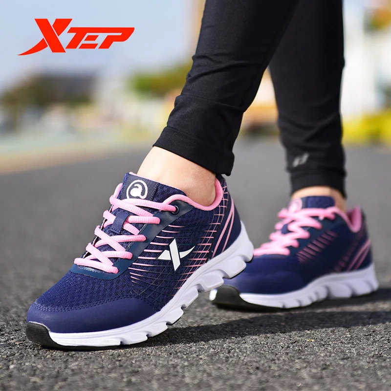 Xtep Blade женская обувь для бега летняя сетчатая износостойкая путешествий кожаная