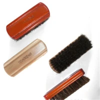 horse hair soft natural leather real bootpolish cleaning brush horsehair shoe brush polish polishing tool for suede nubuck boot