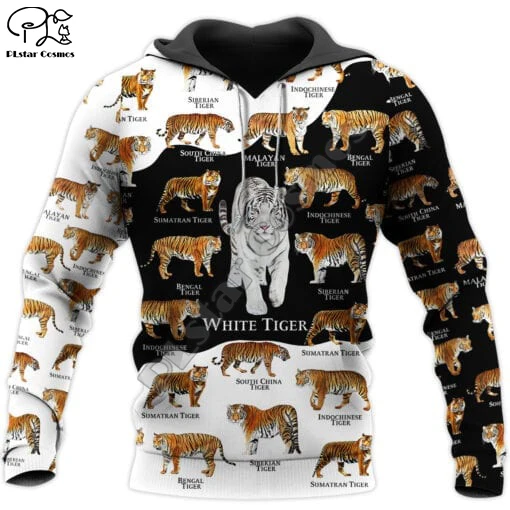 

PLstar Cosmos Animal Tiger Tattoo Camo Wild Beast Tracksuit Pullover Streetwear 3DPrint Men/Women Autumn Casual Funny Hoodies A3