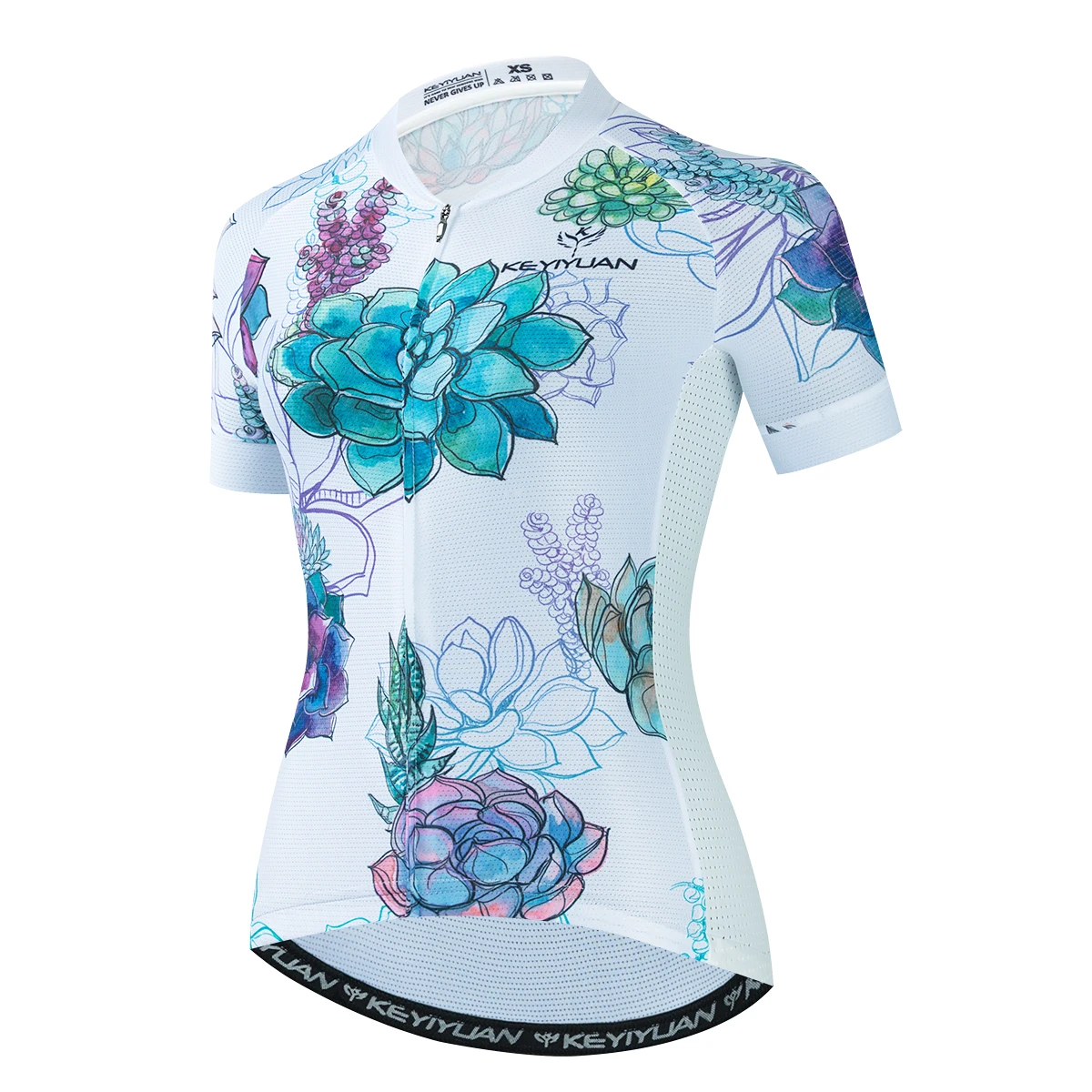 

KEYIYUAN New Short Sleeve Cycling Jersey Women Summer Mountain Bike Wear Tops MTB Clothing Bicycle Shirt Blusa Ciclismo Feminina