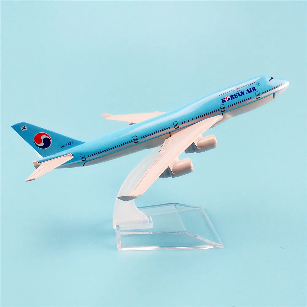 16 см самолет из металлического сплава корейский Air Airlines Boeing 747 B747 400 Airways модель